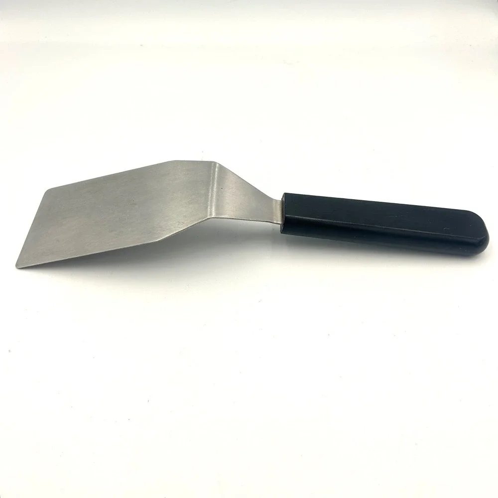 The Pampered Chef Serving Spatula Turner Stainless Steel Black Heavy Duty Taiwan